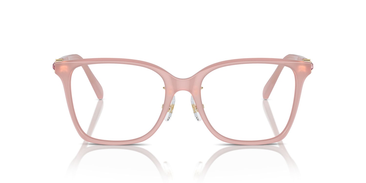 Occhiali da vista Swarovski SK 2026D (1031) colore rosa perlaceo forma irregolare lenti lente demo