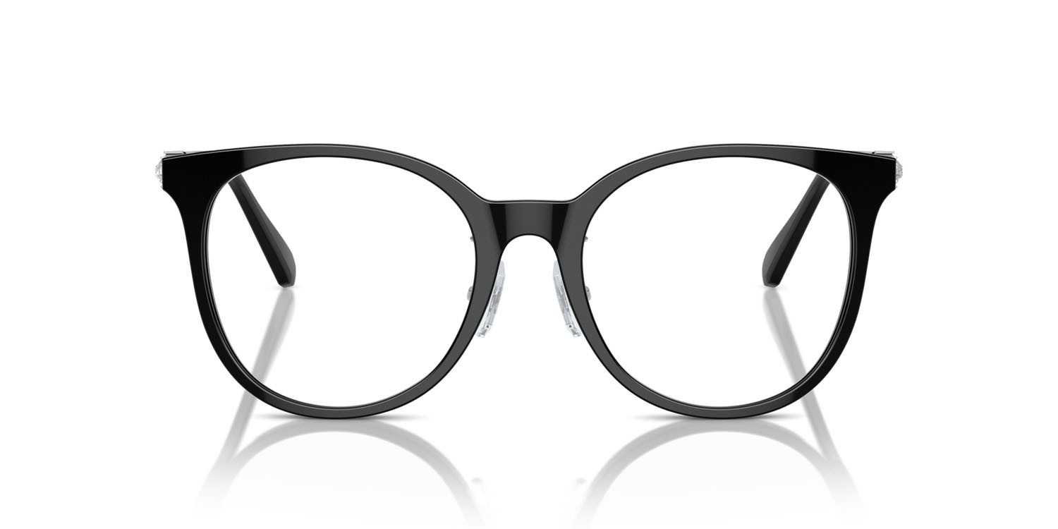 Brillen Swarovski SK 2027D (1001) farbe nero form rund gläser lente demo