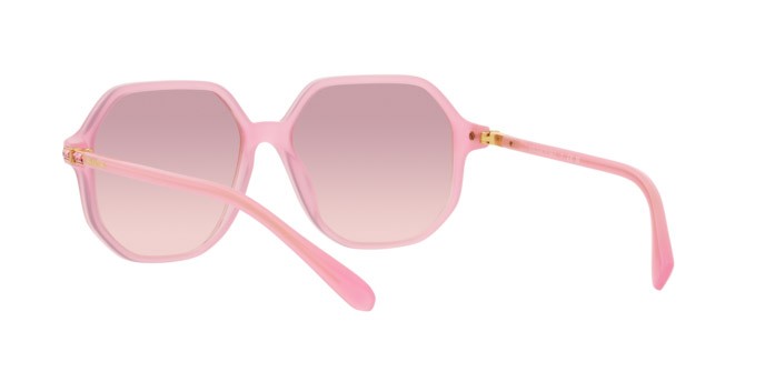 Sunglasses Swarovski SK 6003 (200168) color rosa opalino shape irregular lenses marrone sfumato violetto