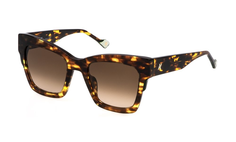 Occhiali da sole Yalea Maria luz SYA120 (0743) colore avana marrone/giallo lucida lenti brown gradient