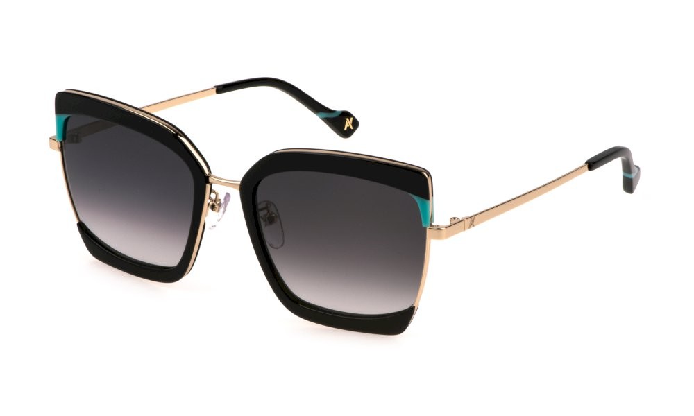 Sonnenbrillen Yalea Rita SYA125 (0300) farbe oro rosè lucido totale gläser smoke gradient