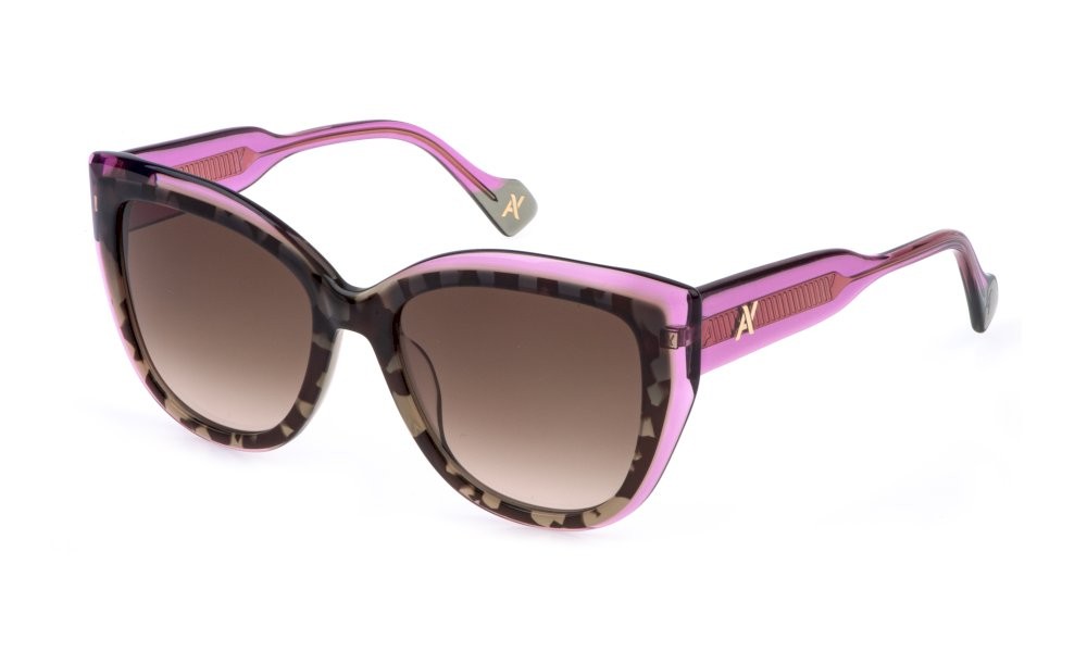 Sunglasses Yalea Paloma SYA192V (03BP) color avana+cachi lenses brown gradient