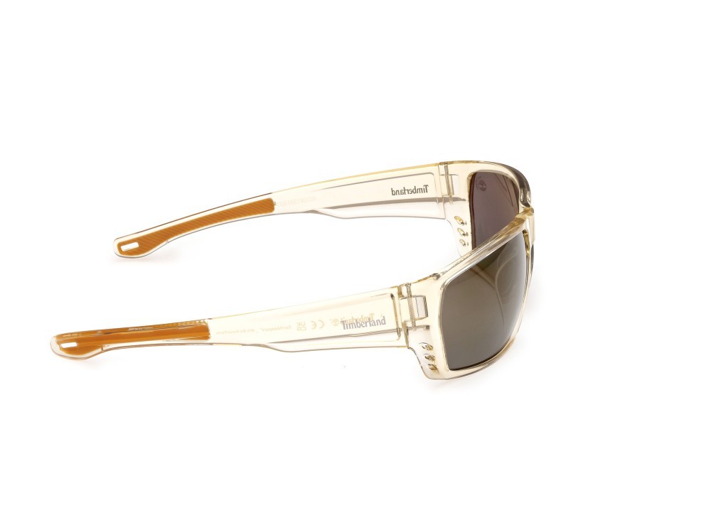 Sonnenbrillen Timberland TB00002 (27R) farbe cristallo form rechteckig gläser verde polar.