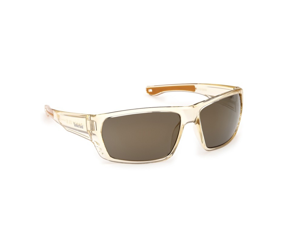 Sonnenbrillen Timberland TB00002 (27R) farbe cristallo form rechteckig gläser verde polar.
