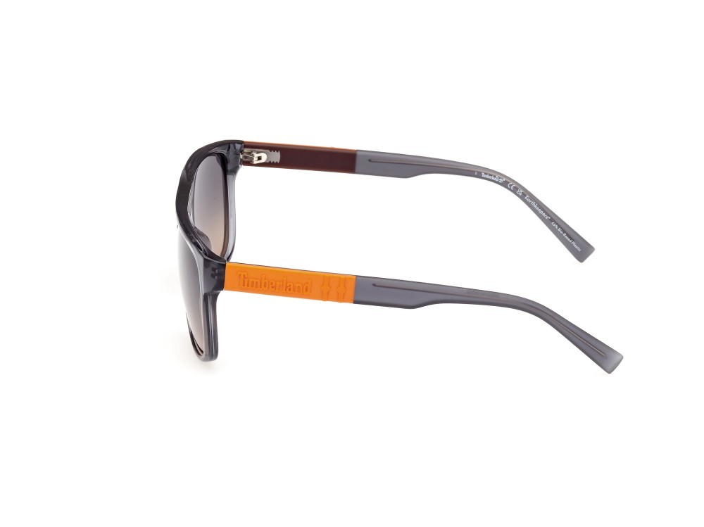 Sonnenbrillen Timberland TB00004 (20D) farbe grigio lucido form aviator gläser fumo polar.