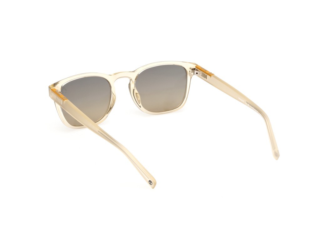 Sonnenbrillen Timberland TB00007 (26H) farbe cristallo form rund gläser marrone polar.