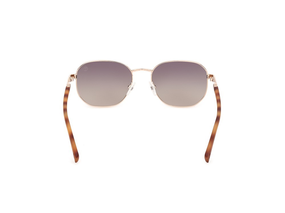 Sonnenbrillen Timberland TB00018 (32H) farbe oro pallido lucido form geometrisch gläser marrone polar.