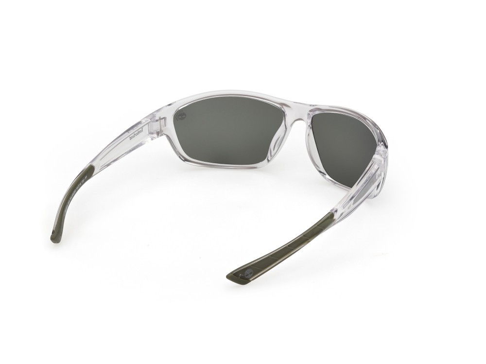 Sonnenbrillen Timberland TB00024 (26R) farbe cristallo form rechteckig gläser verde polar.