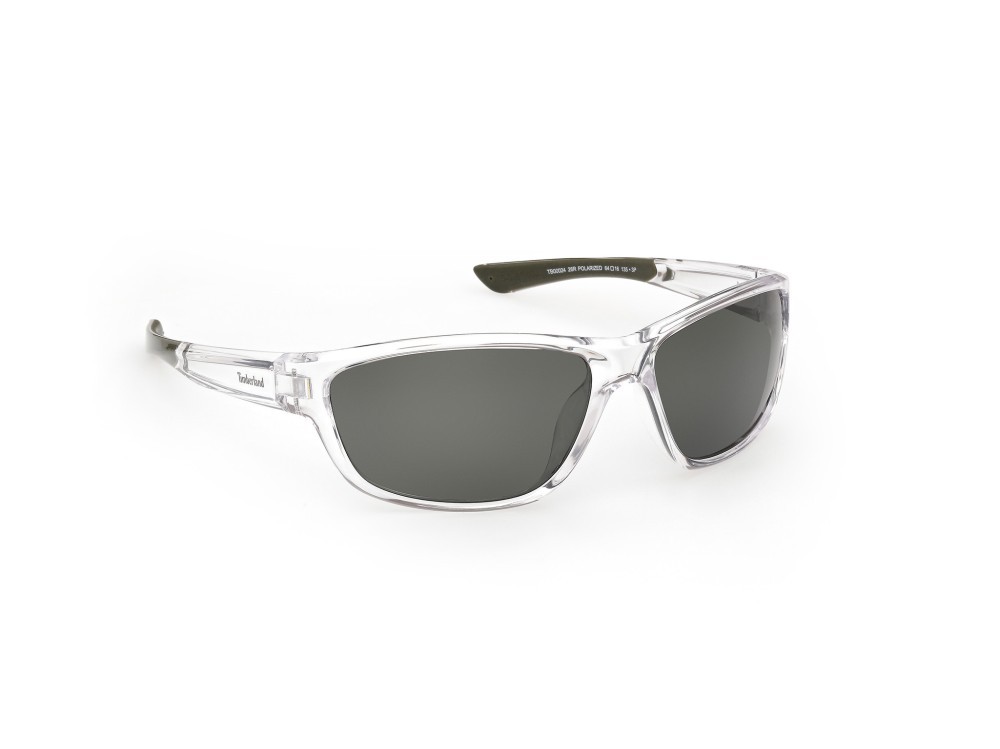 Sonnenbrillen Timberland TB00024 (26R) farbe cristallo form rechteckig gläser verde polar.