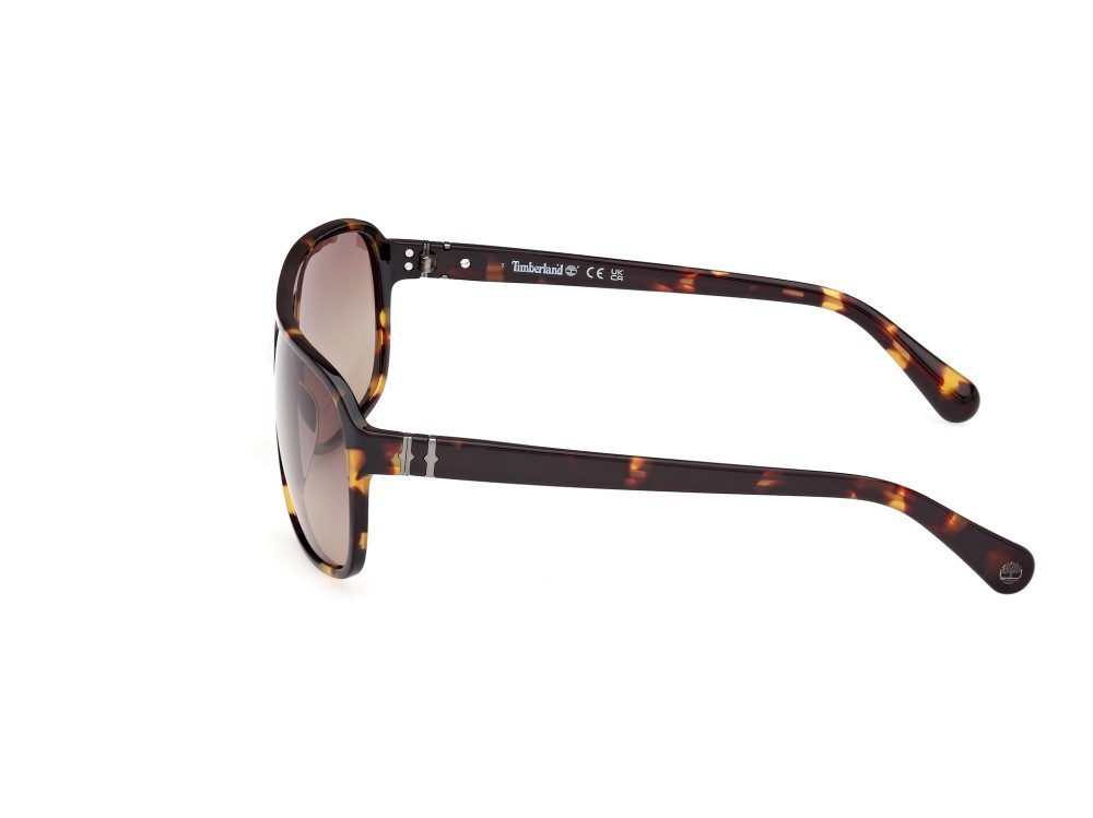 Occhiali da sole Timberland TB00031 (52H) colore avana scura forma navigator lenti marrone sfumato
