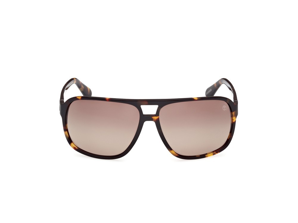 Occhiali da sole Timberland TB00031 (52H) colore avana scura forma navigator lenti marrone sfumato