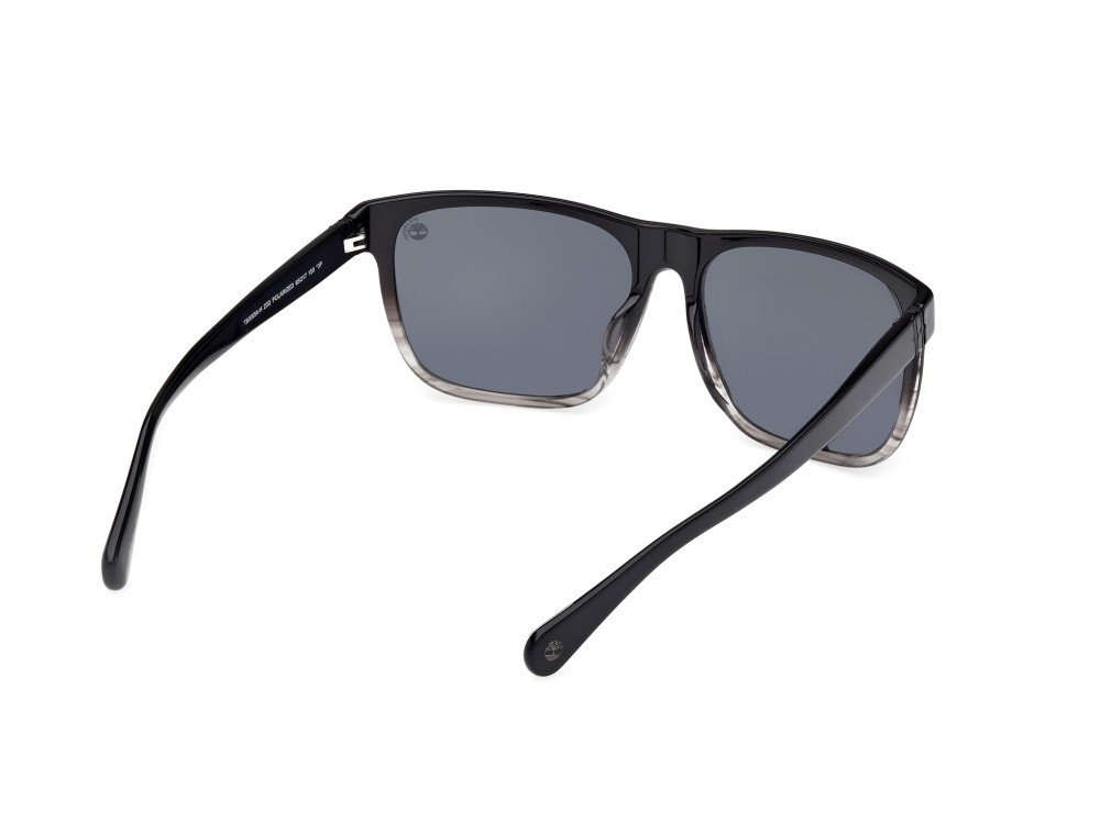 Occhiali da sole Timberland TB00054-H (20D) colore grigio sfumato forma quadrato lenti fumo polar.