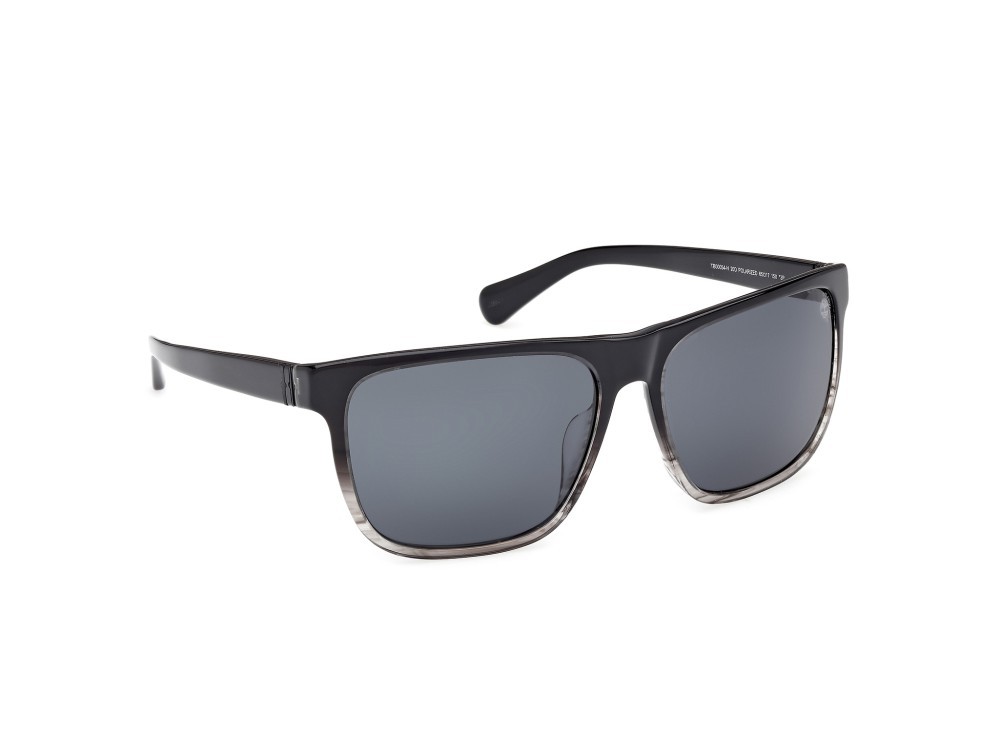 Occhiali da sole Timberland TB00054-H (20D) colore grigio sfumato forma quadrato lenti fumo polar.