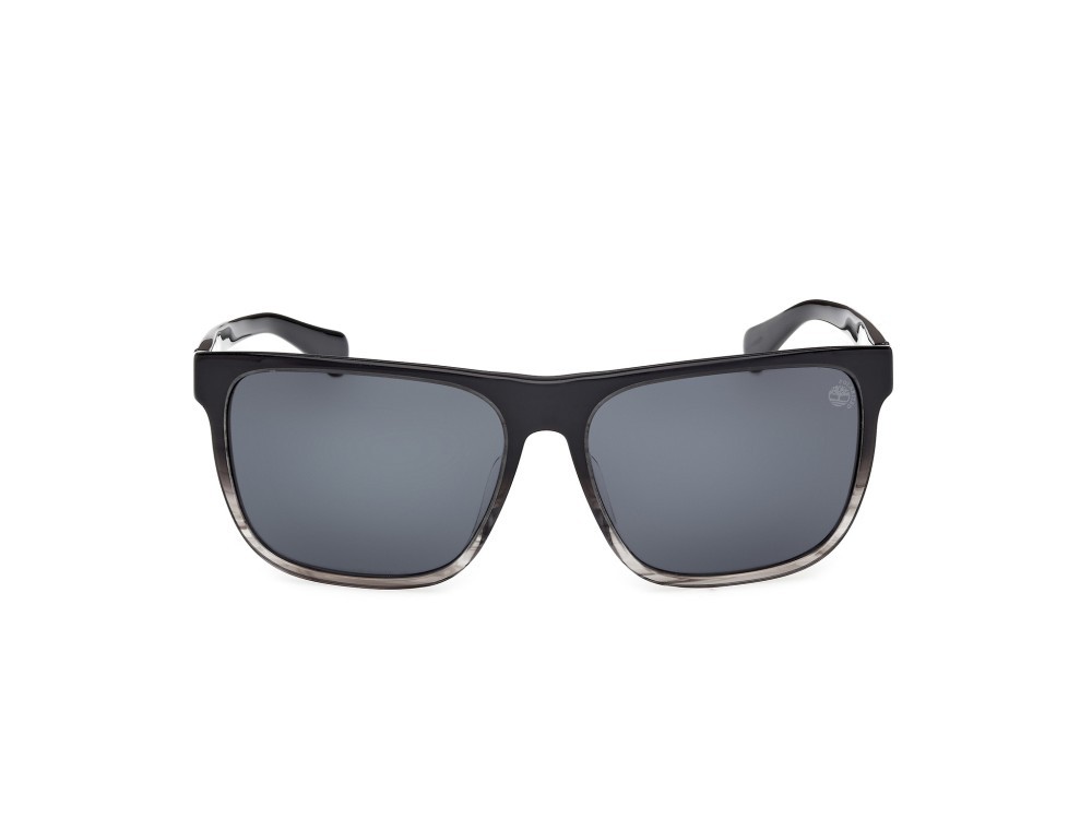 Occhiali da sole Timberland TB00054-H (20D) colore grigio sfumato forma quadrato lenti fumo polar.
