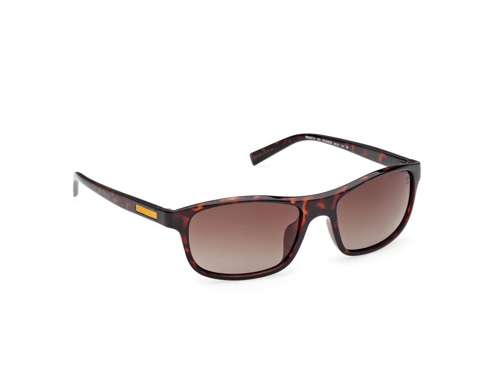 Sunglasses Timberland TB00057-H (52H) color avana scura shape rectangle lenses marrone polar.