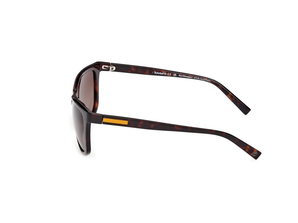 Sunglasses Timberland TB00058 (52H) color avana scura shape square lenses marrone polar.