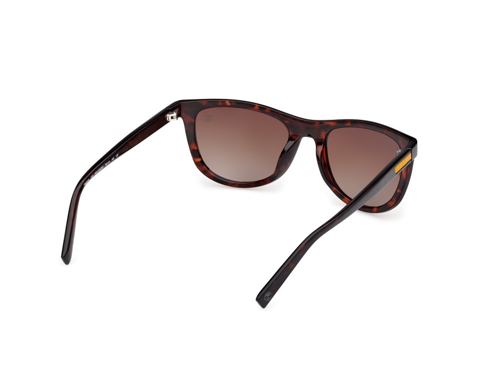Sunglasses Timberland TB00058 (52H) color avana scura shape square lenses marrone polar.