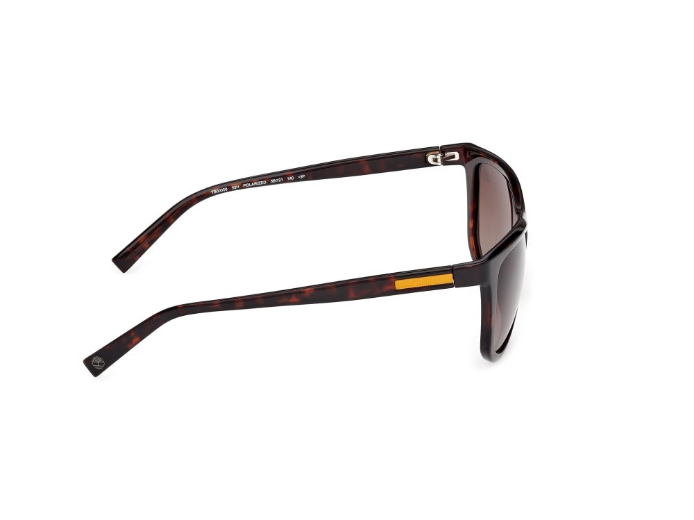 Sunglasses Timberland TB00058 (52H) color avana scura shape square lenses marrone polar.
