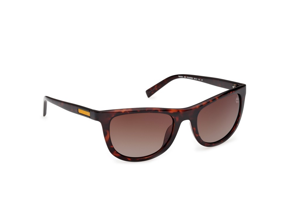 Sunglasses Timberland TB00058 (52H) color avana scura shape square lenses marrone polar.