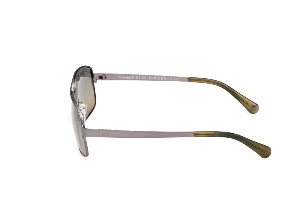 Sunglasses Timberland TB00065 (09R) color antracite opaco shape navigator lenses verde  polar.
