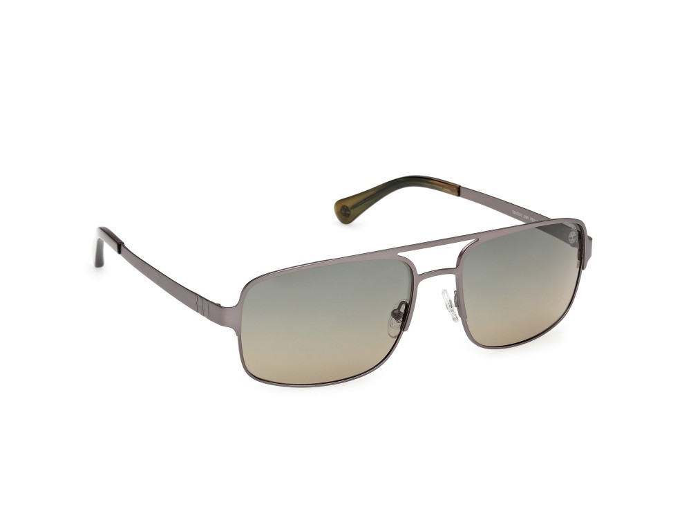 Sunglasses Timberland TB00065 (09R) color antracite opaco shape navigator lenses verde  polar.