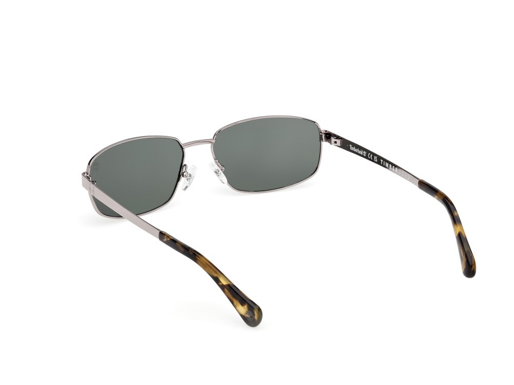 Sunglasses Timberland TB00066 (08R) color antracite lucido shape rectangle lenses verde  polar.