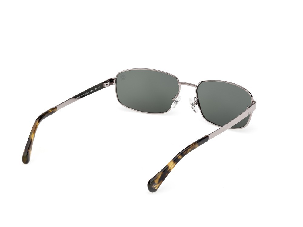 Sunglasses Timberland TB00066 (08R) color antracite lucido shape rectangle lenses verde  polar.