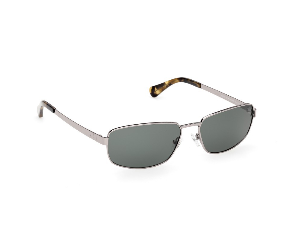 Sunglasses Timberland TB00066 (08R) color antracite lucido shape rectangle lenses verde  polar.