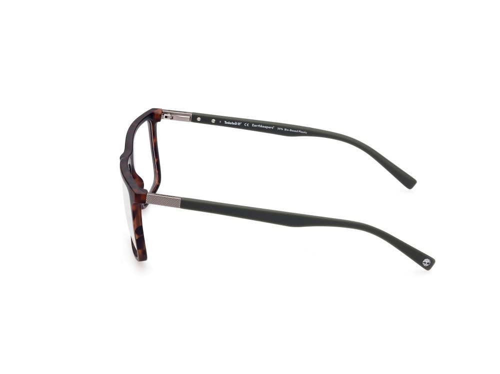 Occhiali da vista Timberland TB1740 (052) colore avana scura - verde scuro opaco forma quadrato 