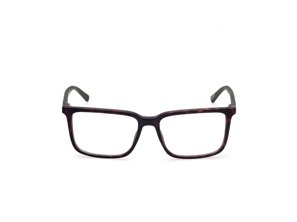 Occhiali da vista Timberland TB1740 (052) colore avana scura - verde scuro opaco forma quadrato 