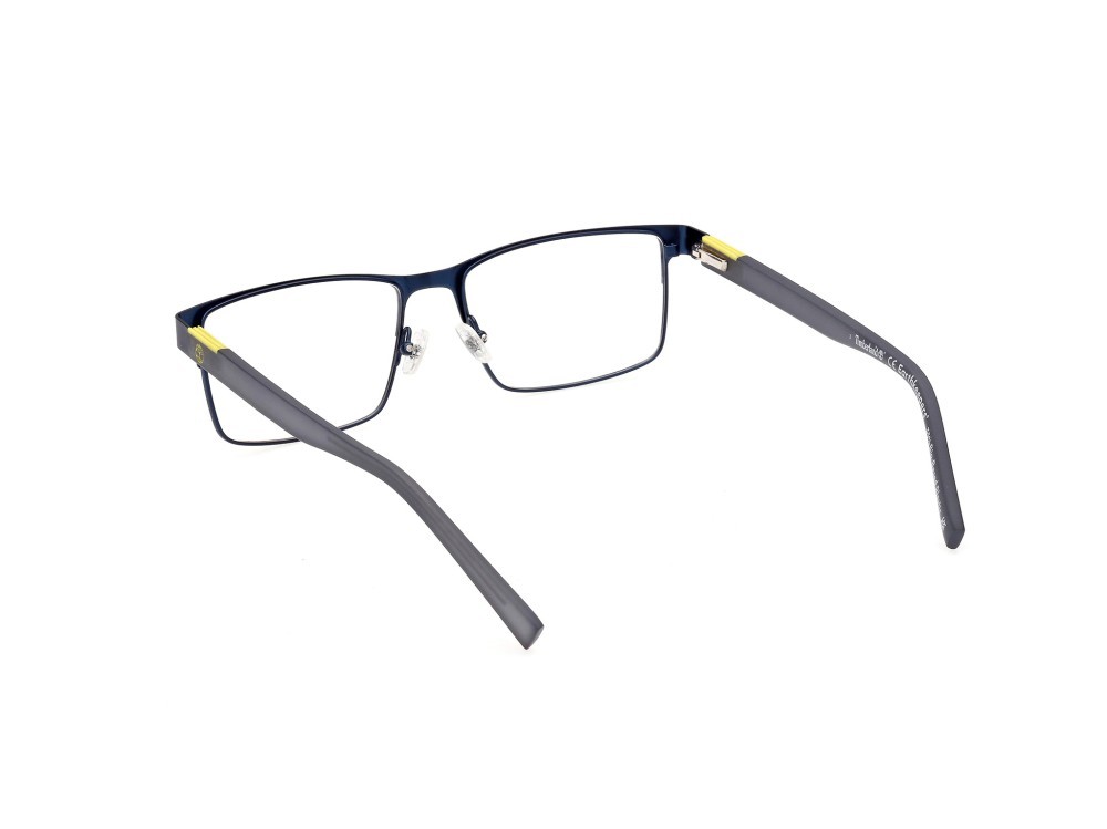 Brillen Timberland TB1795 (091) farbe blu opaco form rechteckig gläser  presentazione - clear lens