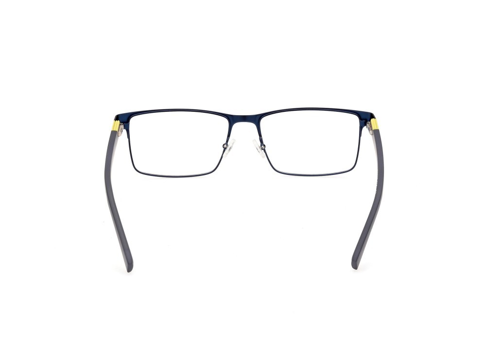 Brillen Timberland TB1795 (091) farbe blu opaco form rechteckig gläser  presentazione - clear lens