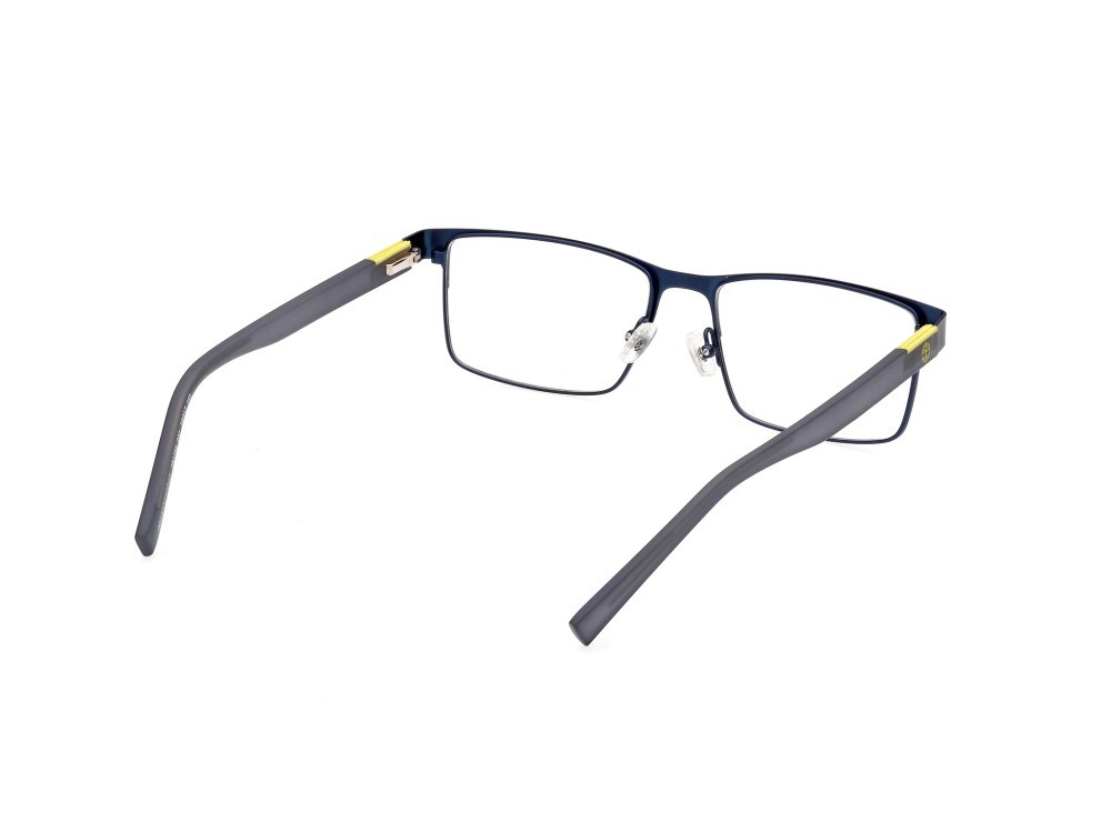 Brillen Timberland TB1795 (091) farbe blu opaco form rechteckig gläser  presentazione - clear lens