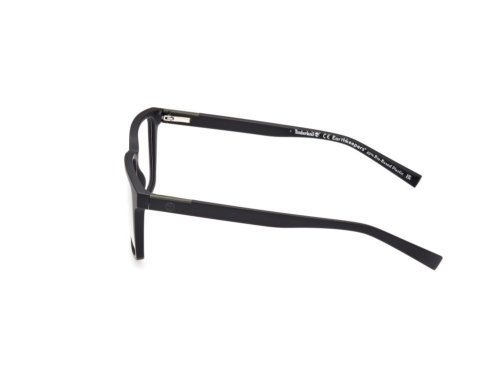 Brillen Timberland TB1796 (002) farbe nero opaco form quadratisch gläser presentazione - clear lens