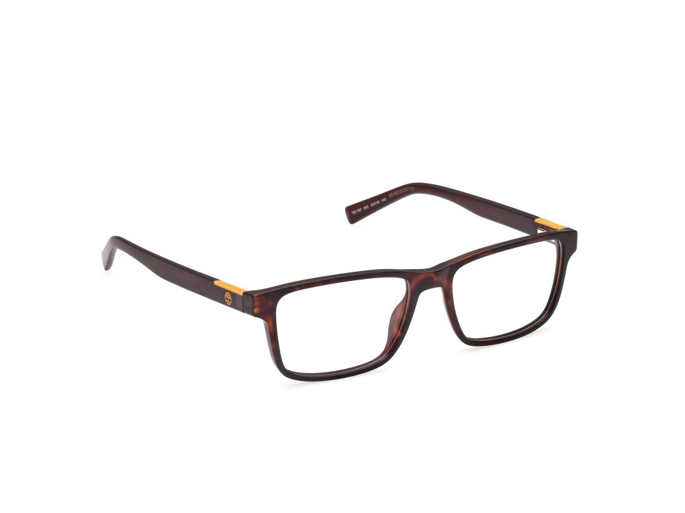 Brillen Timberland TB1797 (052) farbe avana scura form rechteckig gläser presentazione - clear lens