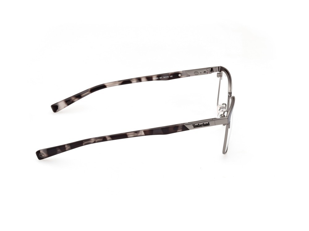 Occhiali da vista Timberland TB1802 (091) colore blu opaco forma quadrato lenti presentazione - clear lens