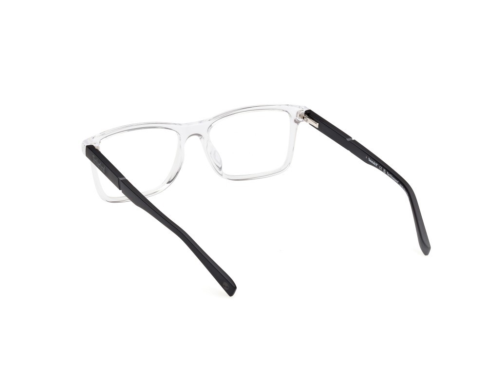 Occhiali da vista Timberland TB1840-H (026) colore cristallo - nero opaco forma rettangolare 