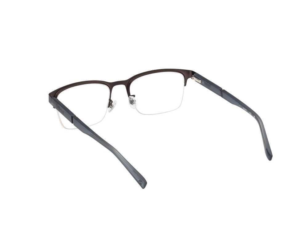 Occhiali da vista Timberland TB1841-H (007) colore nickel stagno scuro anticato opaco forma rettangolare 