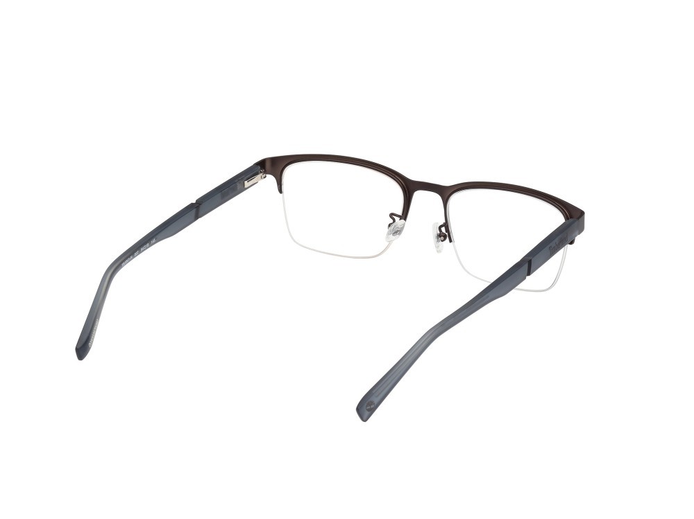 Occhiali da vista Timberland TB1841-H (007) colore nickel stagno scuro anticato opaco forma rettangolare 