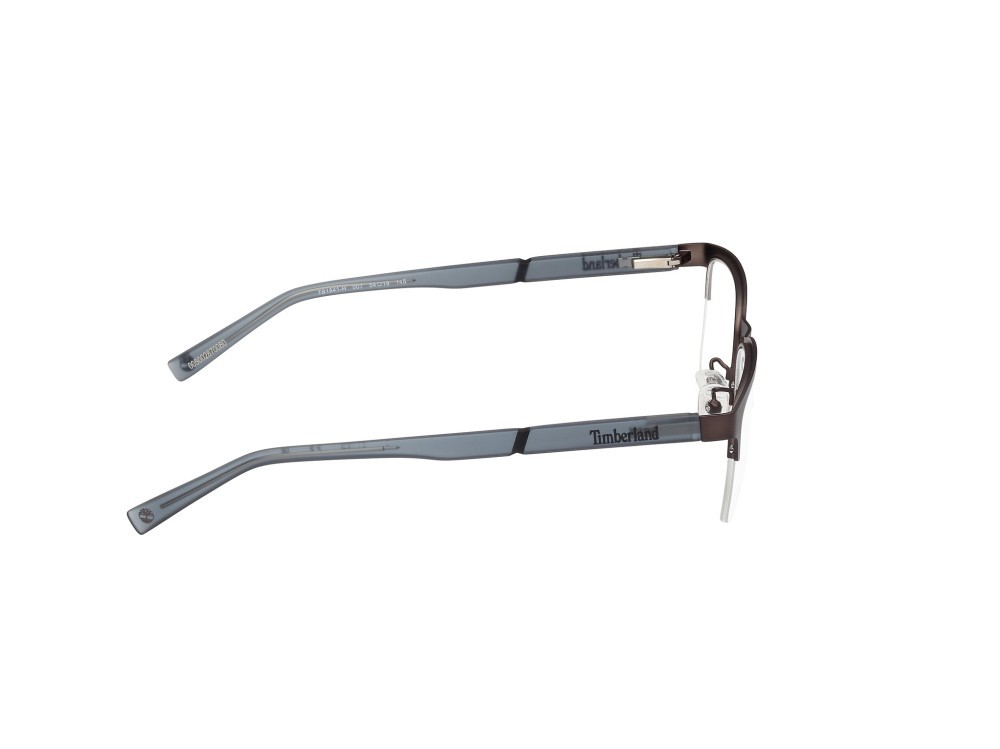 Occhiali da vista Timberland TB1841-H (007) colore nickel stagno scuro anticato opaco forma rettangolare 