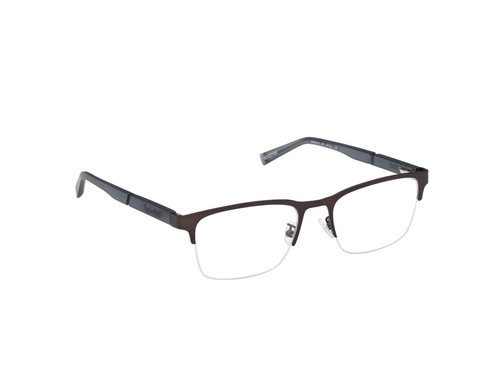 Occhiali da vista Timberland TB1841-H (007) colore nickel stagno scuro anticato opaco forma rettangolare 