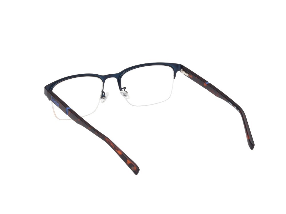 Occhiali da vista Timberland TB1841-H (091) colore blu opaco - avana scura forma rettangolare 