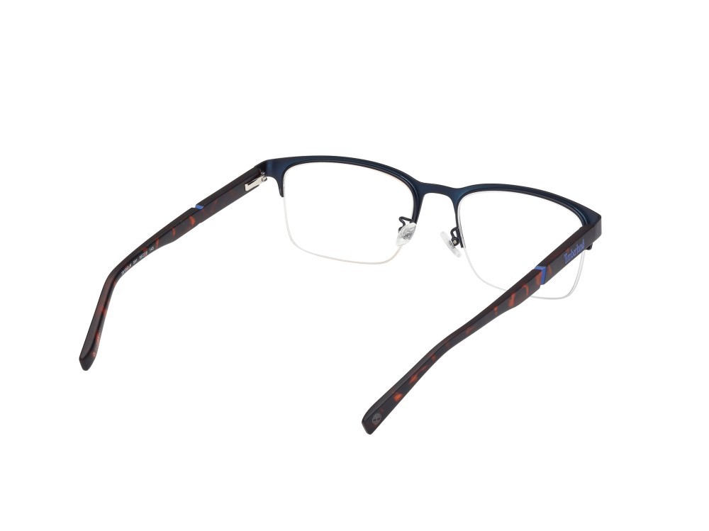 Occhiali da vista Timberland TB1841-H (091) colore blu opaco - avana scura forma rettangolare 