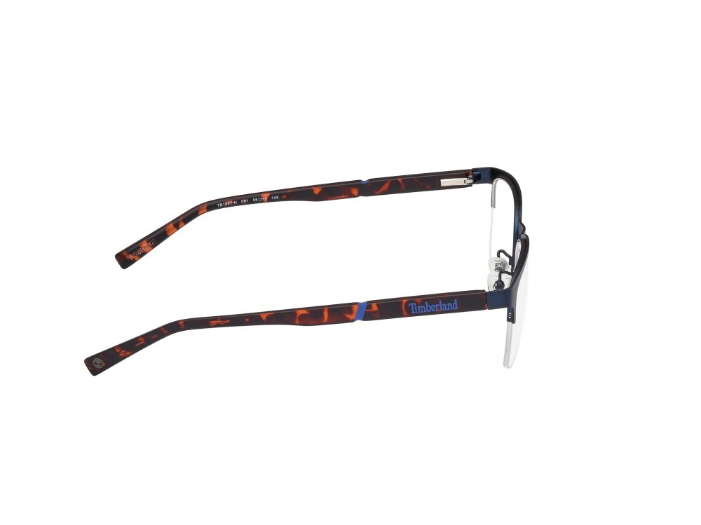 Occhiali da vista Timberland TB1841-H (091) colore blu opaco - avana scura forma rettangolare 