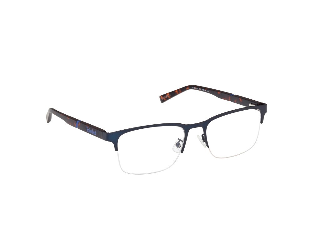 Occhiali da vista Timberland TB1841-H (091) colore blu opaco - avana scura forma rettangolare 