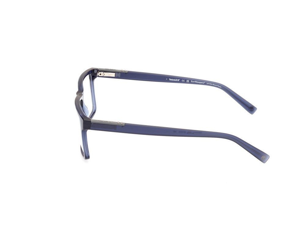 Occhiali da vista Timberland TB50004 (090) colore blu lucido / blu opaco forma rettangolare 