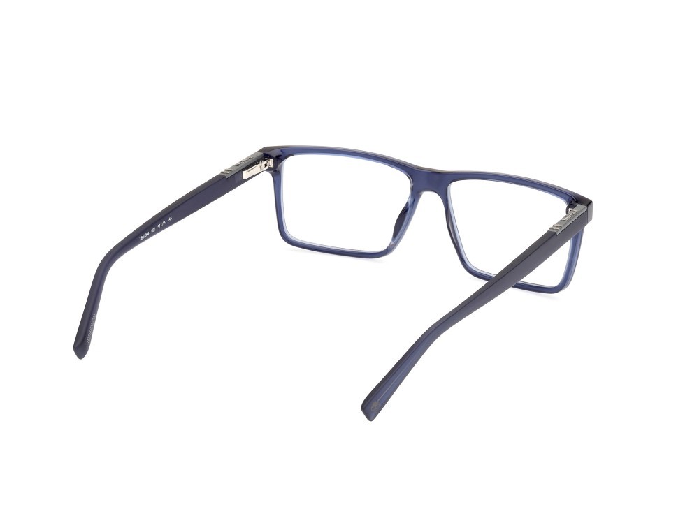 Occhiali da vista Timberland TB50004 (090) colore blu lucido / blu opaco forma rettangolare 