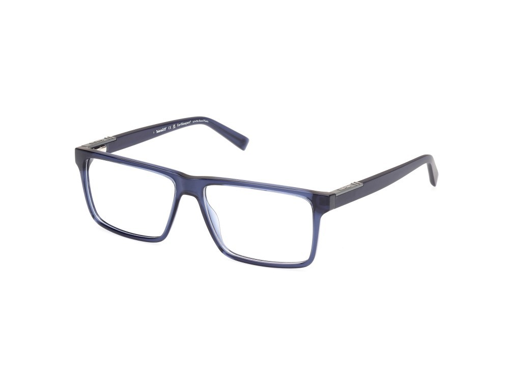 Occhiali da vista Timberland TB50004 (090) colore blu lucido / blu opaco forma rettangolare 