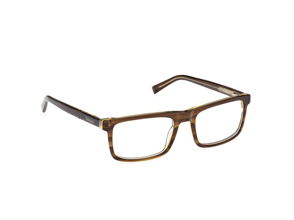 Brillen Timberland TB50023 (093) farbe verde chiaro - corno form rechteckig 