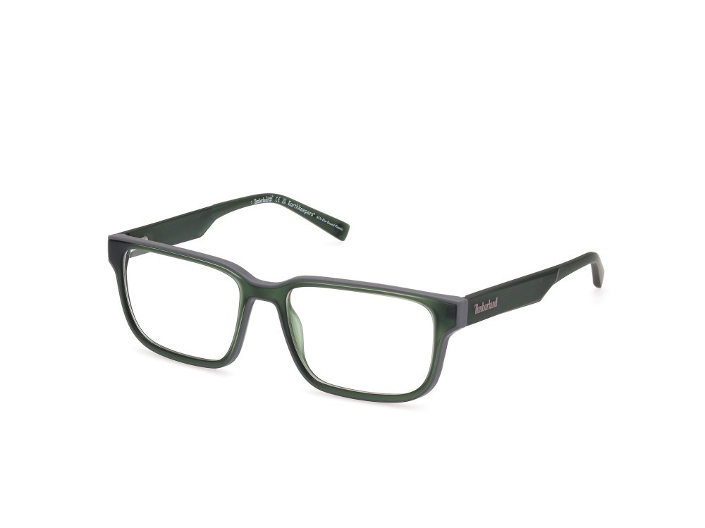 Occhiali da vista Timberland TB50025 (097) colore verde scuro opaco forma rettangolare 